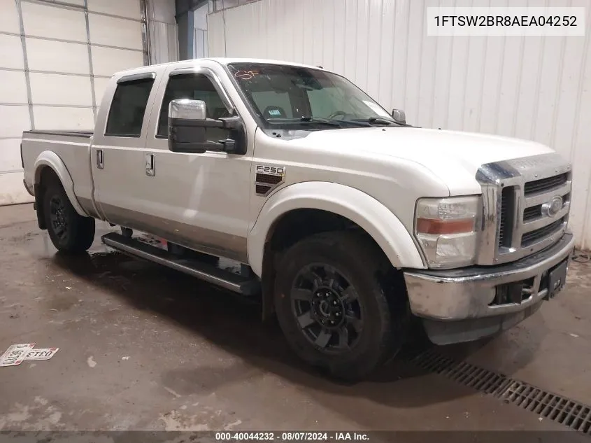 2010 Ford F-250 VIN: 1FTSW2BR8AEA04252 Lot: 40044232