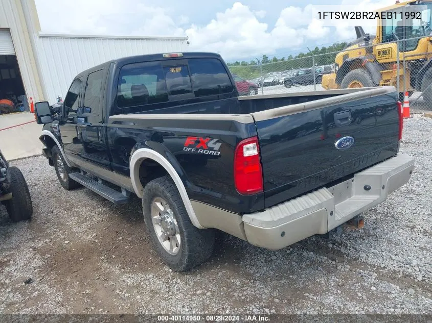 1FTSW2BR2AEB11992 2010 Ford F-250 Cabela's/Harley-Davidson/King Ranch/Lariat/Xl/Xlt