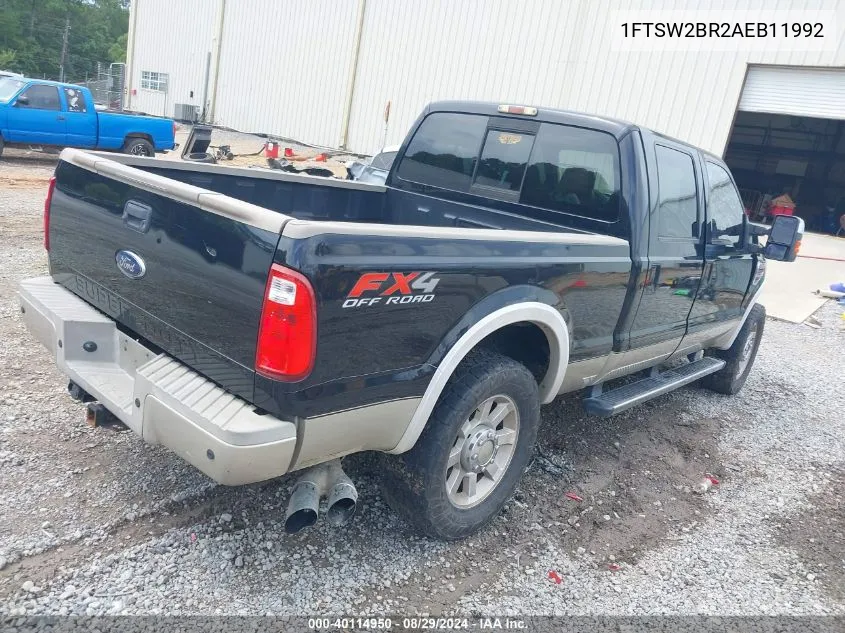 1FTSW2BR2AEB11992 2010 Ford F-250 Cabela's/Harley-Davidson/King Ranch/Lariat/Xl/Xlt