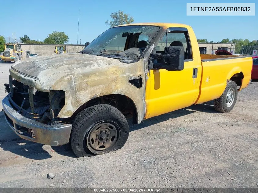 2010 Ford F-250 Xl/Xlt VIN: 1FTNF2A55AEB06832 Lot: 40267560