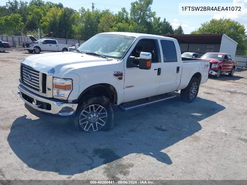 1FTSW2BR4AEA41072 2010 Ford F-250 Cabela's/Harley-Davidson/King Ranch/Lariat/Xl/Xlt