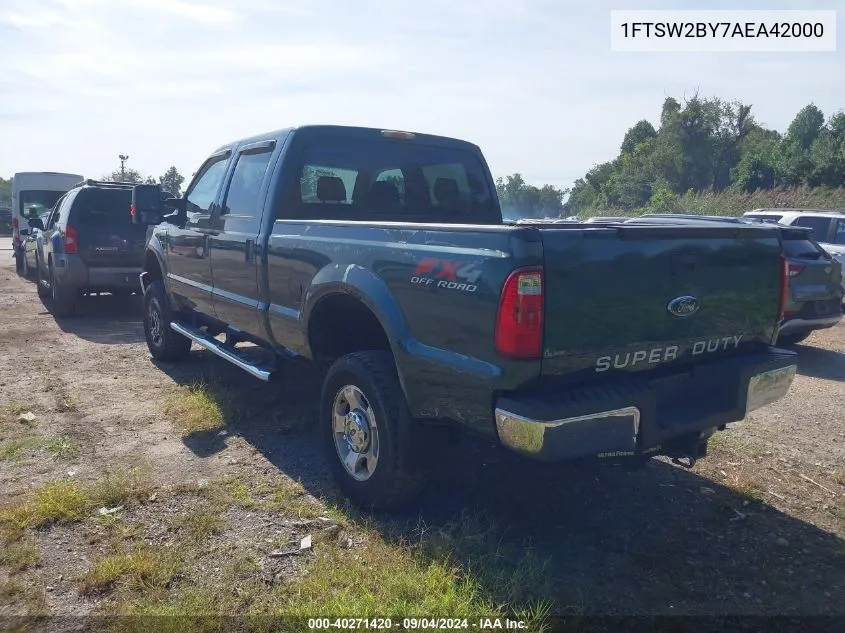 2010 Ford F-250 Cabela's/King Ranch/Lariat/Xl/Xlt VIN: 1FTSW2BY7AEA42000 Lot: 40271420