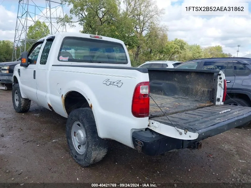 2010 Ford F-250 Lariat/Xl/Xlt VIN: 1FTSX2B52AEA31862 Lot: 40421769