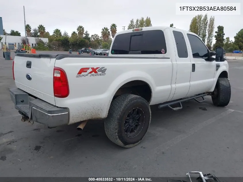 2010 Ford F-250 Lariat/Xl/Xlt VIN: 1FTSX2B53AEA80584 Lot: 40533532