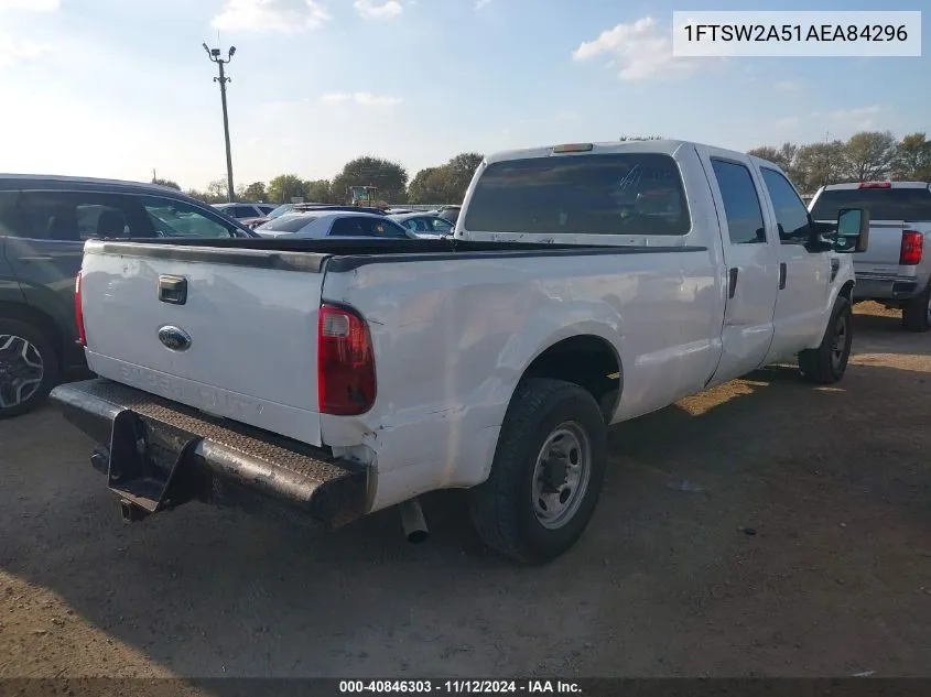 2010 Ford F-250 King Ranch/Lariat/Xl/Xlt VIN: 1FTSW2A51AEA84296 Lot: 40846303