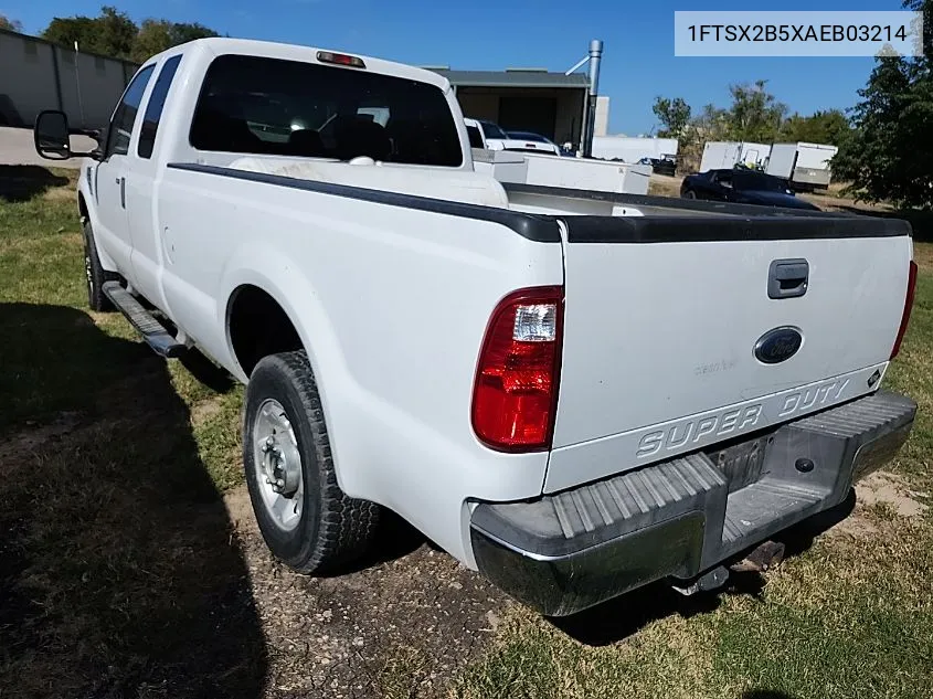 2010 Ford F250 Super Duty VIN: 1FTSX2B5XAEB03214 Lot: 40870187