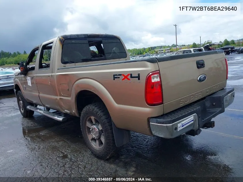 1FT7W2BT6BEA29640 2011 Ford F-250 Lariat