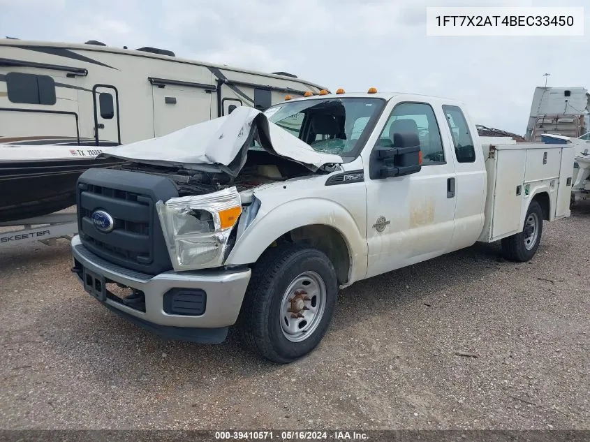 2011 Ford F-250 Xl VIN: 1FT7X2AT4BEC33450 Lot: 39410571