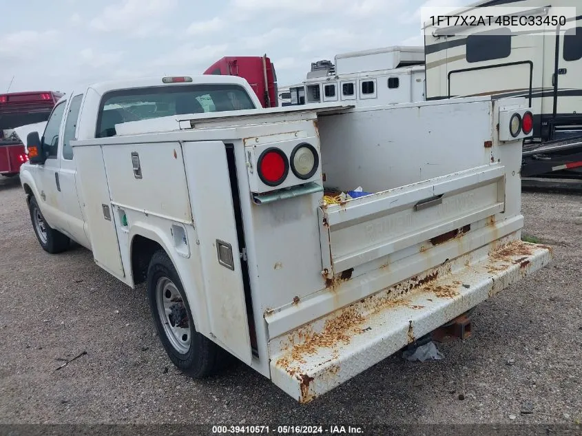 2011 Ford F-250 Xl VIN: 1FT7X2AT4BEC33450 Lot: 39410571