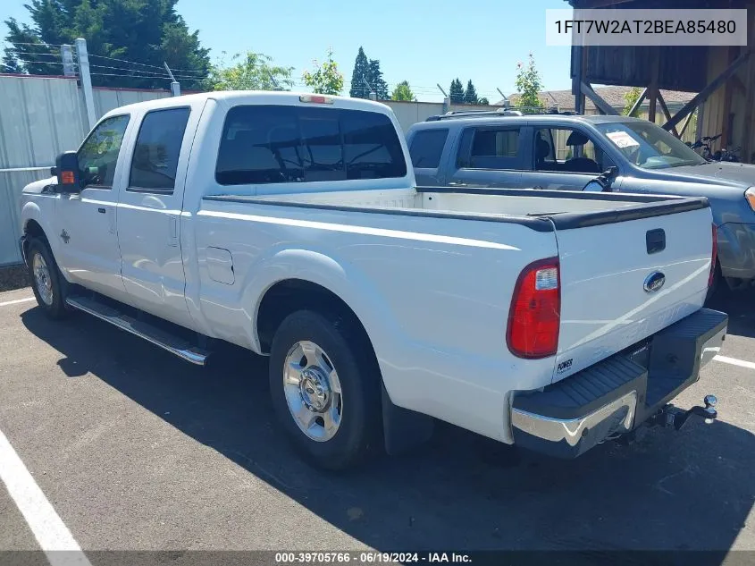 2011 Ford F-250 Lariat VIN: 1FT7W2AT2BEA85480 Lot: 39705766