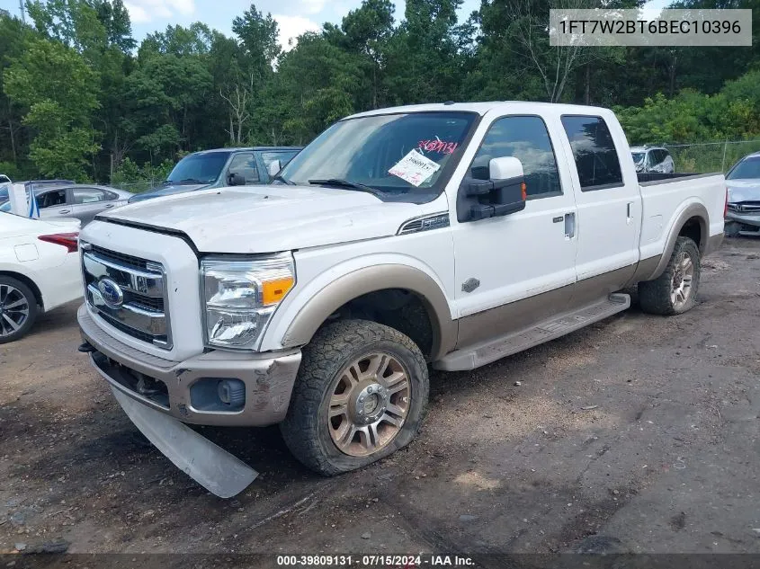 2011 Ford F-250 Lariat VIN: 1FT7W2BT6BEC10396 Lot: 39809131