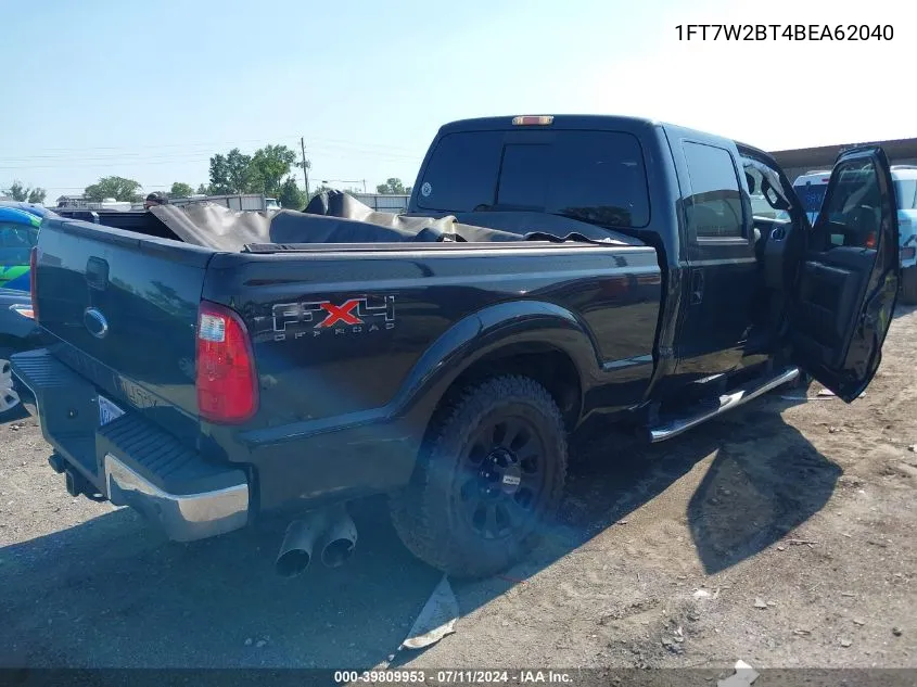 1FT7W2BT4BEA62040 2011 Ford F-250 Lariat