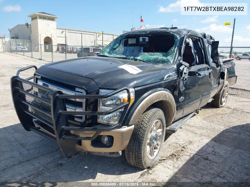 1FT7W2BTXBEA98282 2011 Ford F-250 Lariat