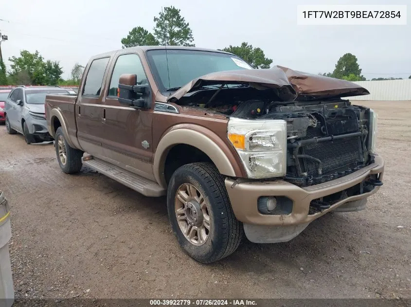 1FT7W2BT9BEA72854 2011 Ford F-250 Lariat