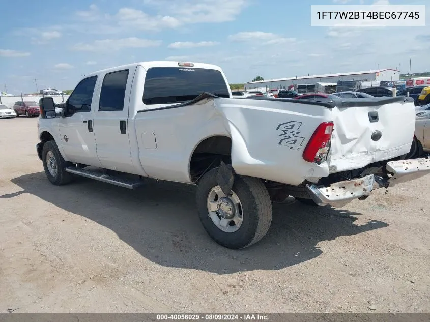 1FT7W2BT4BEC67745 2011 Ford F250 Super Duty