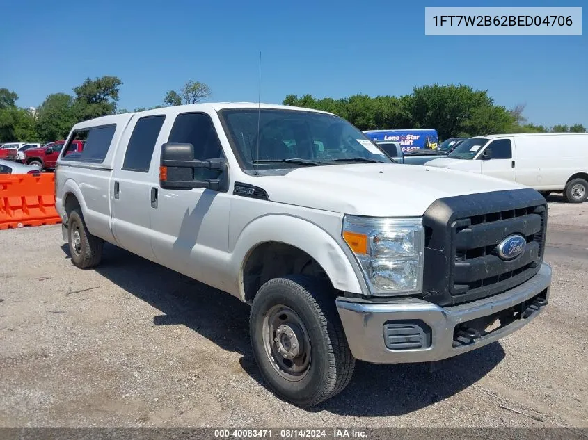 1FT7W2B62BED04706 2011 Ford F-250 Xl