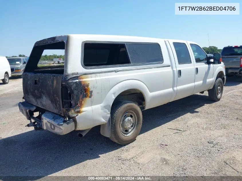 2011 Ford F-250 Xl VIN: 1FT7W2B62BED04706 Lot: 40083471