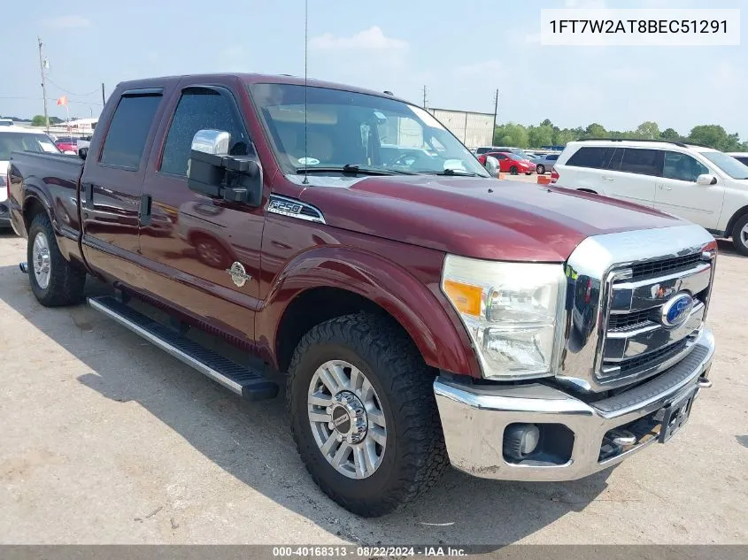 1FT7W2AT8BEC51291 2011 Ford F-250 Xlt