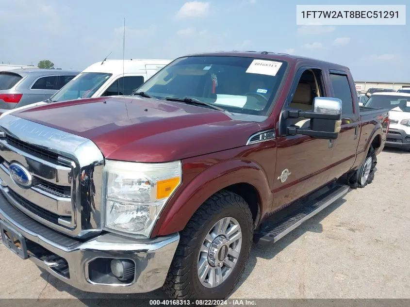 1FT7W2AT8BEC51291 2011 Ford F-250 Xlt