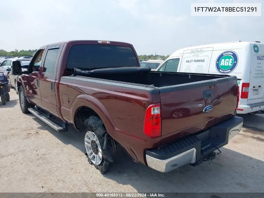 1FT7W2AT8BEC51291 2011 Ford F-250 Xlt