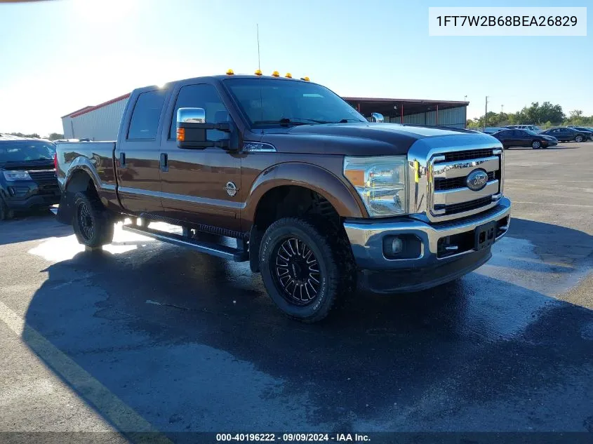 2011 Ford F-250 Xlt VIN: 1FT7W2B68BEA26829 Lot: 40196222