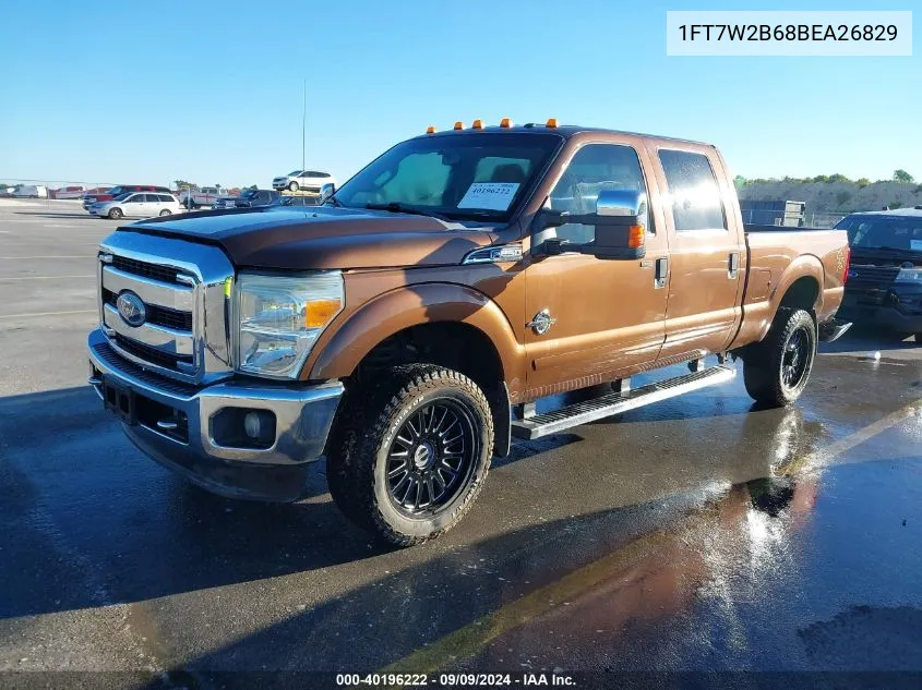 2011 Ford F-250 Xlt VIN: 1FT7W2B68BEA26829 Lot: 40196222