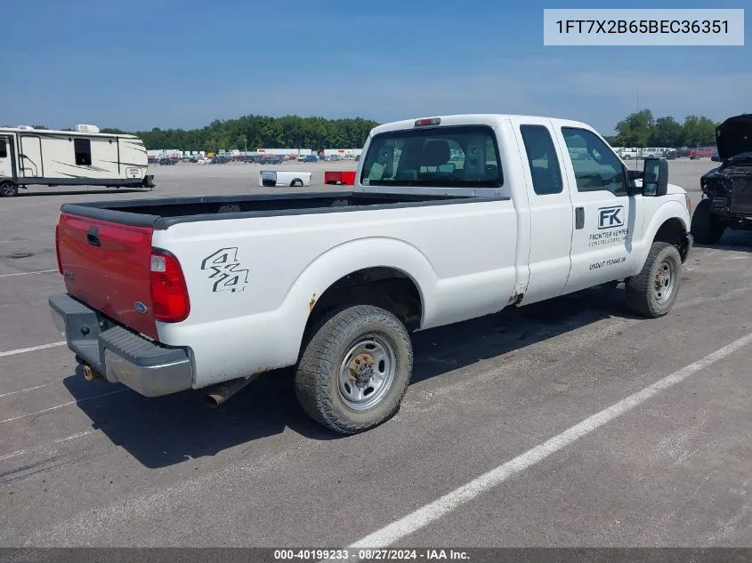 1FT7X2B65BEC36351 2011 Ford F-250 Xl