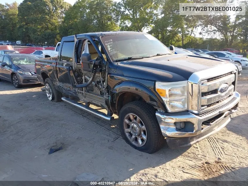 1FT7W2BTXBED01025 2011 Ford F-250 Lariat