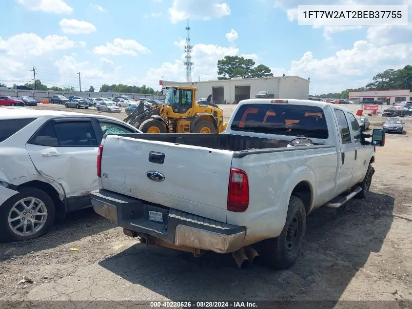 2011 Ford F-250 Xl VIN: 1FT7W2AT2BEB37755 Lot: 40220626