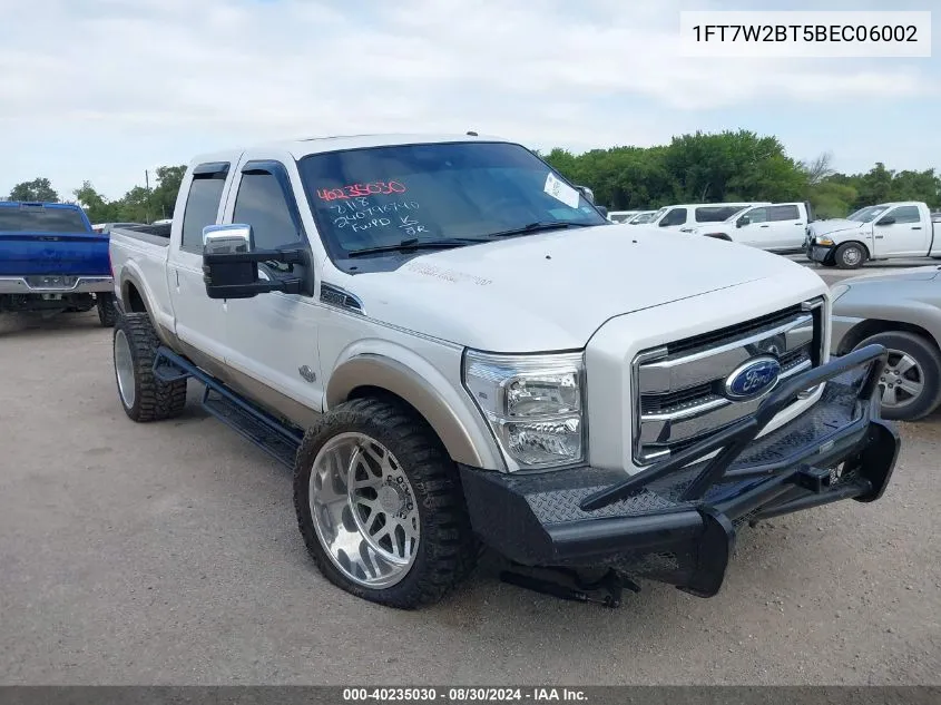 1FT7W2BT5BEC06002 2011 Ford F-250 Lariat