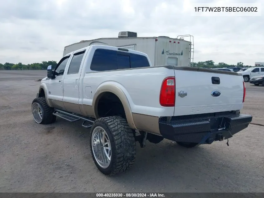 1FT7W2BT5BEC06002 2011 Ford F-250 Lariat