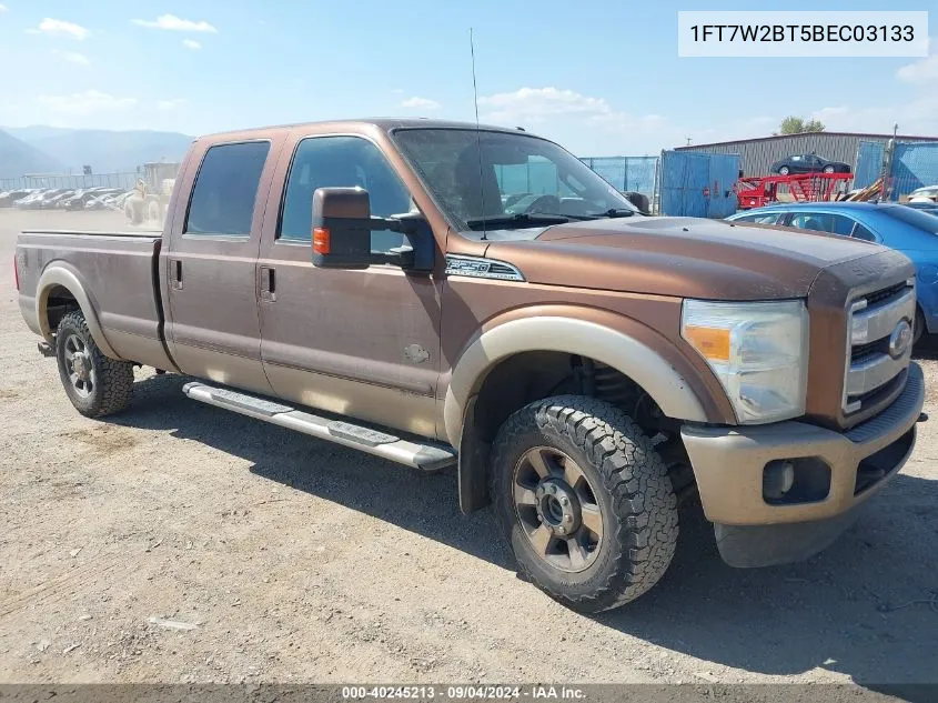 2011 Ford F-250 Super Duty VIN: 1FT7W2BT5BEC03133 Lot: 40245213