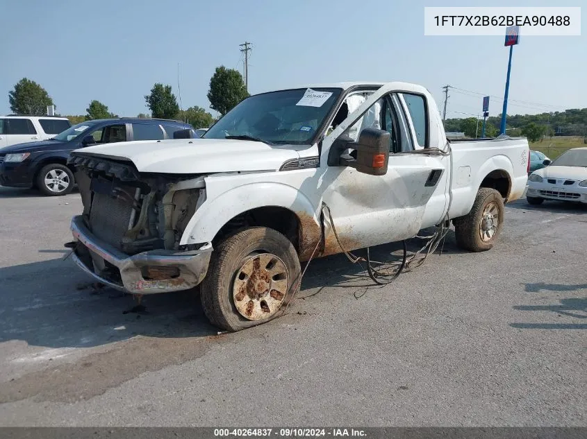 2011 Ford F250 Super Duty VIN: 1FT7X2B62BEA90488 Lot: 40264837