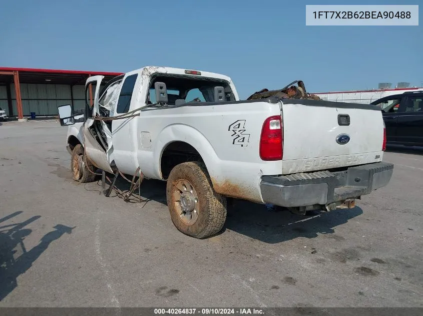 2011 Ford F250 Super Duty VIN: 1FT7X2B62BEA90488 Lot: 40264837