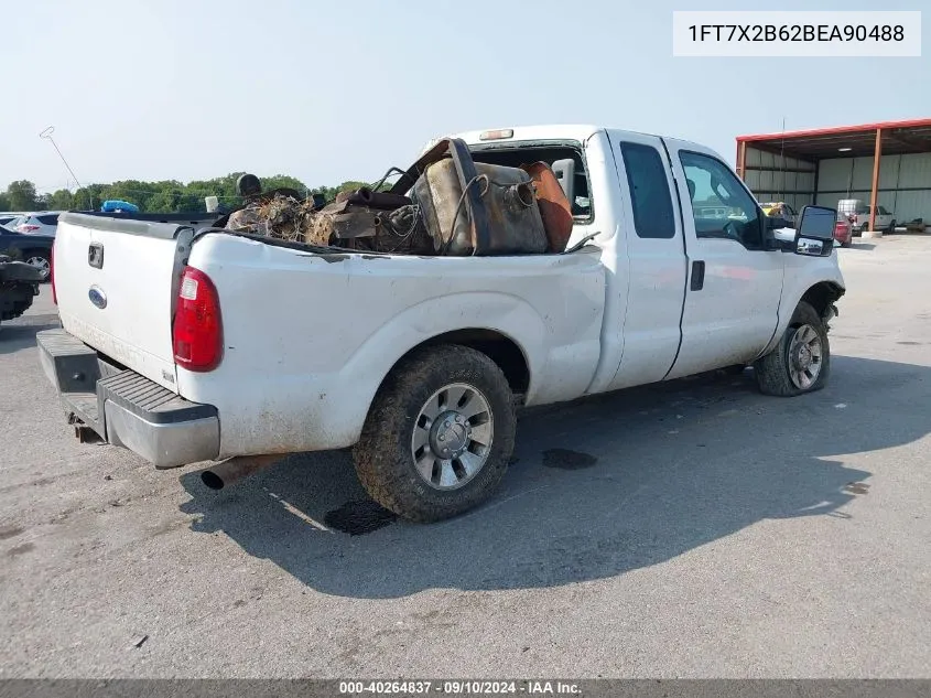 2011 Ford F250 Super Duty VIN: 1FT7X2B62BEA90488 Lot: 40264837