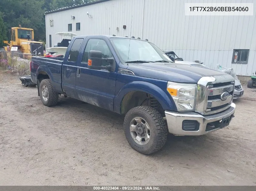 2011 Ford F-250 Xlt VIN: 1FT7X2B60BEB54060 Lot: 40323404