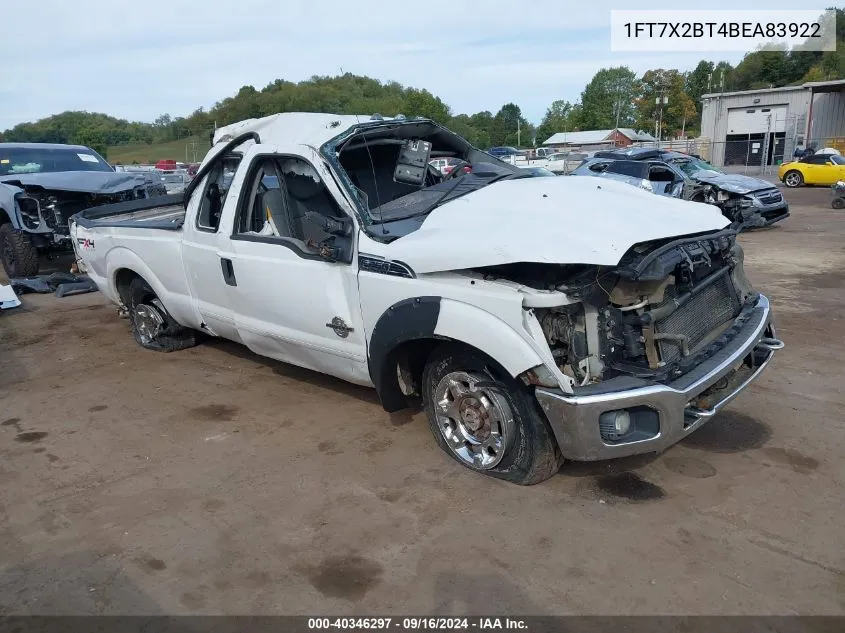 1FT7X2BT4BEA83922 2011 Ford F-250 Xlt