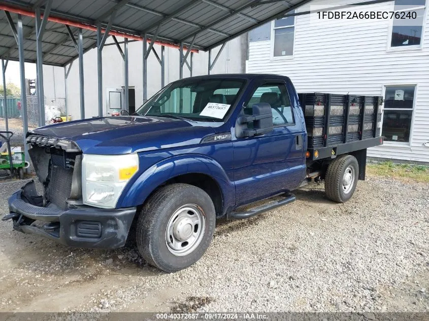 2011 Ford F-250 Xl VIN: 1FDBF2A66BEC76240 Lot: 40372657