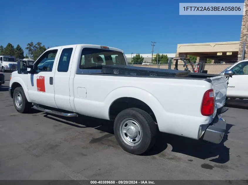 1FT7X2A63BEA05806 2011 Ford F-250 Xl