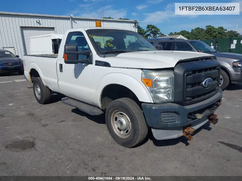 2011 Ford F-250 Xl VIN: 1FTBF2B6XBEA63407 Lot: 40401884