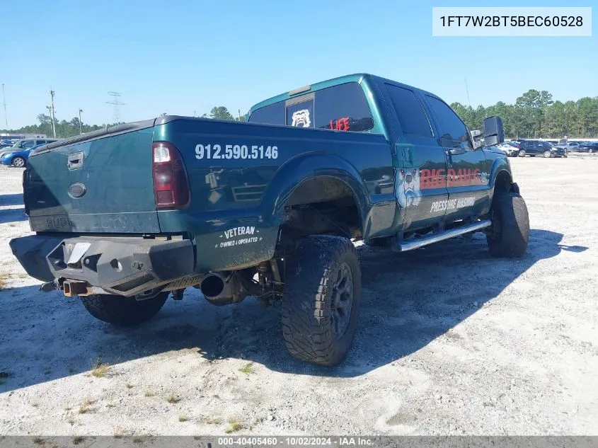 2011 Ford F-250 Lariat VIN: 1FT7W2BT5BEC60528 Lot: 40405460