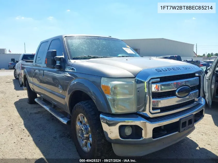 2011 Ford F-250 Lariat VIN: 1FT7W2BT8BEC85214 Lot: 40425321