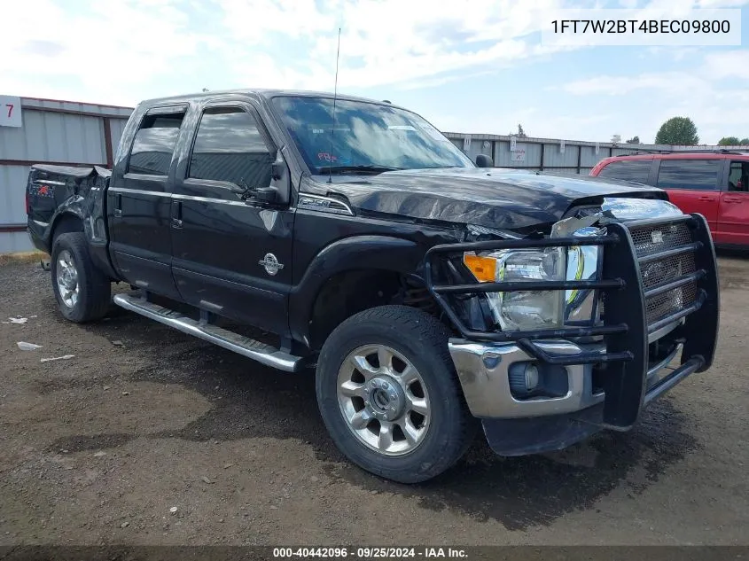 2011 Ford F-250 Lariat VIN: 1FT7W2BT4BEC09800 Lot: 40442096