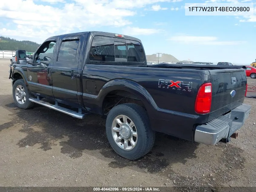 2011 Ford F-250 Lariat VIN: 1FT7W2BT4BEC09800 Lot: 40442096