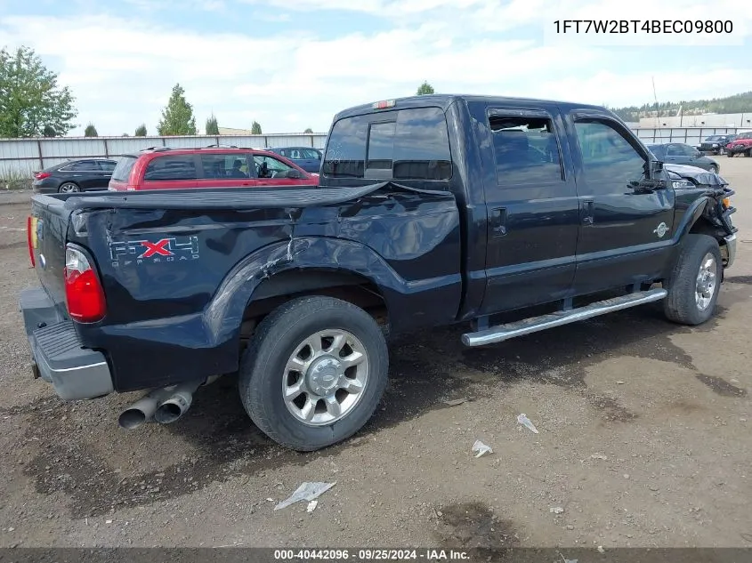 2011 Ford F-250 Lariat VIN: 1FT7W2BT4BEC09800 Lot: 40442096