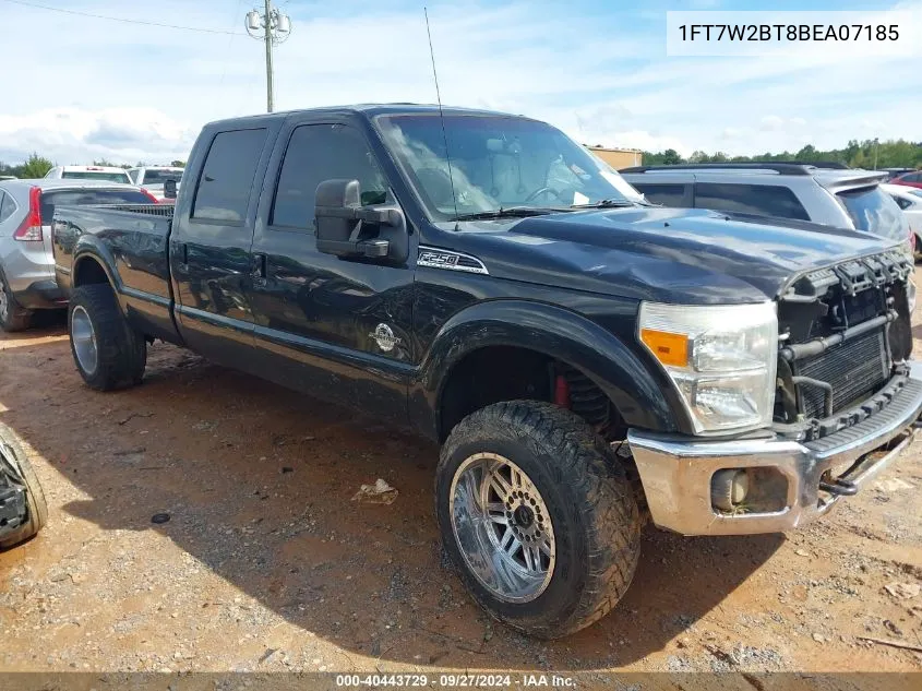 2011 Ford F-250 Lariat VIN: 1FT7W2BT8BEA07185 Lot: 40443729