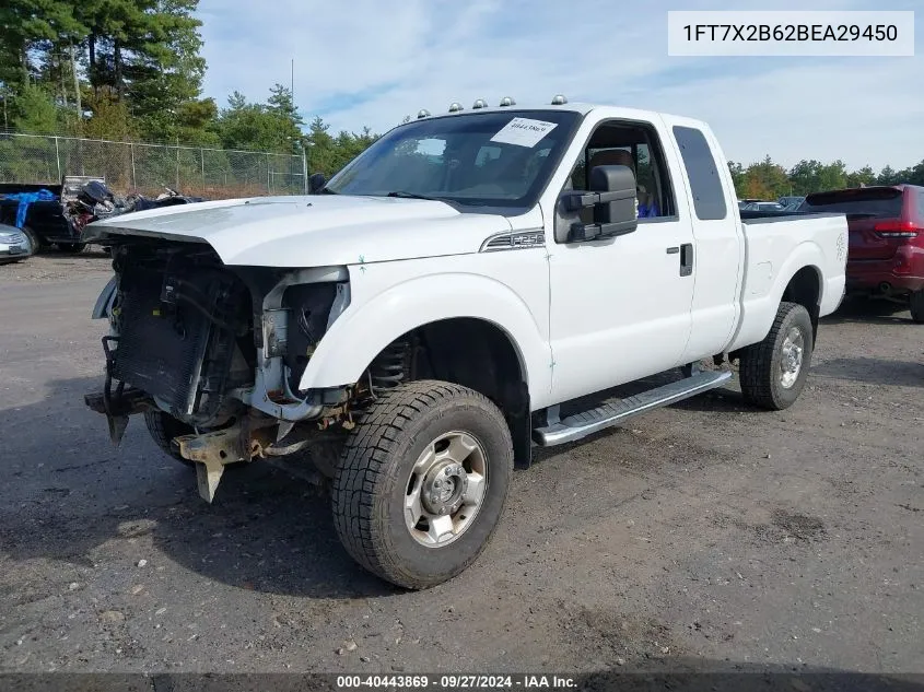 2011 Ford F-250 Xlt VIN: 1FT7X2B62BEA29450 Lot: 40443869