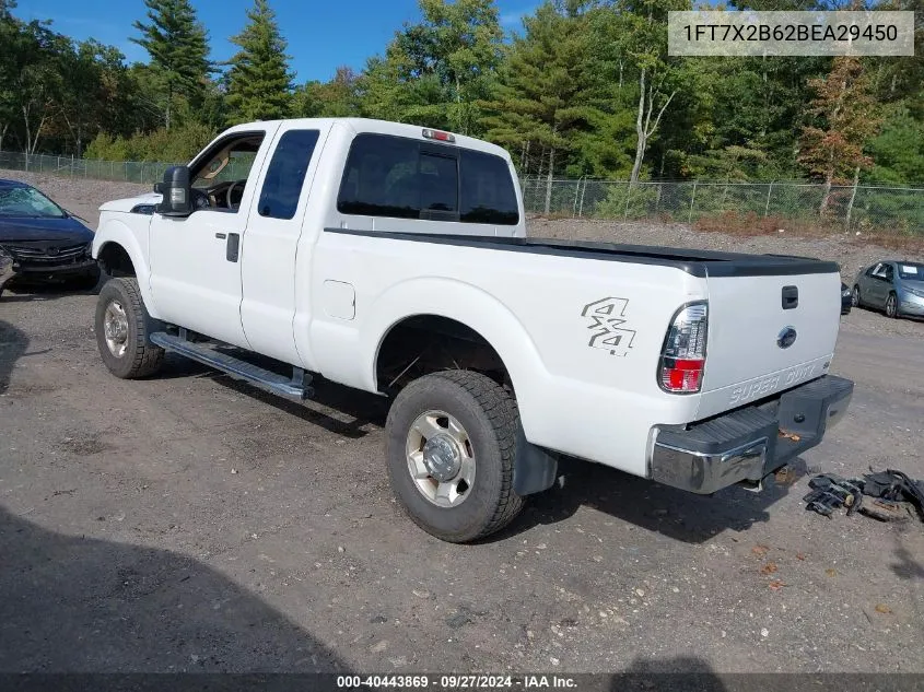 1FT7X2B62BEA29450 2011 Ford F-250 Xlt