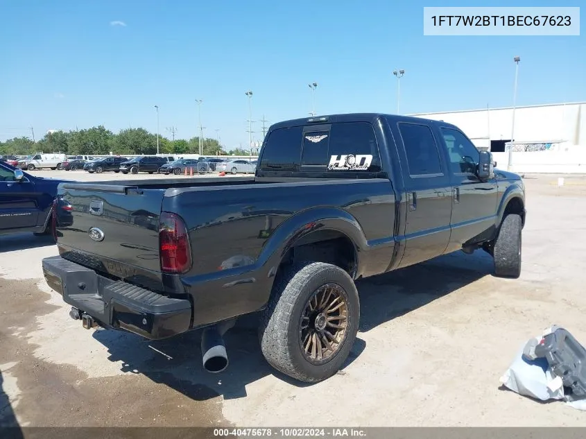 1FT7W2BT1BEC67623 2011 Ford F-250 Lariat