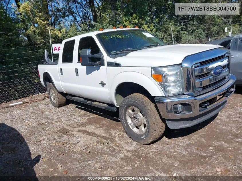 2011 Ford F-250 Xlt VIN: 1FT7W2BT8BEC04700 Lot: 40499625